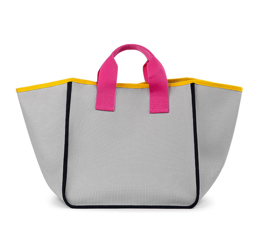 TUO Eco-Friendly Save Earth Shopper Handbags Womens Woven Vinyl Coated