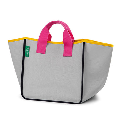 TUO Eco-Friendly Save Earth Shopper Handbags Womens Woven Vinyl Coated