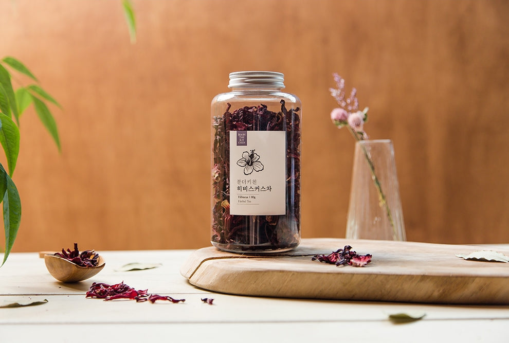 Boon The Kitchen Hibiscus Tea 130g Handmade Weight Loss Herbal Korean