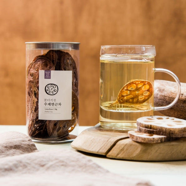 Boon The Kitchen Lotus Root Tea 50g Handmade Brain Herbal Korean
