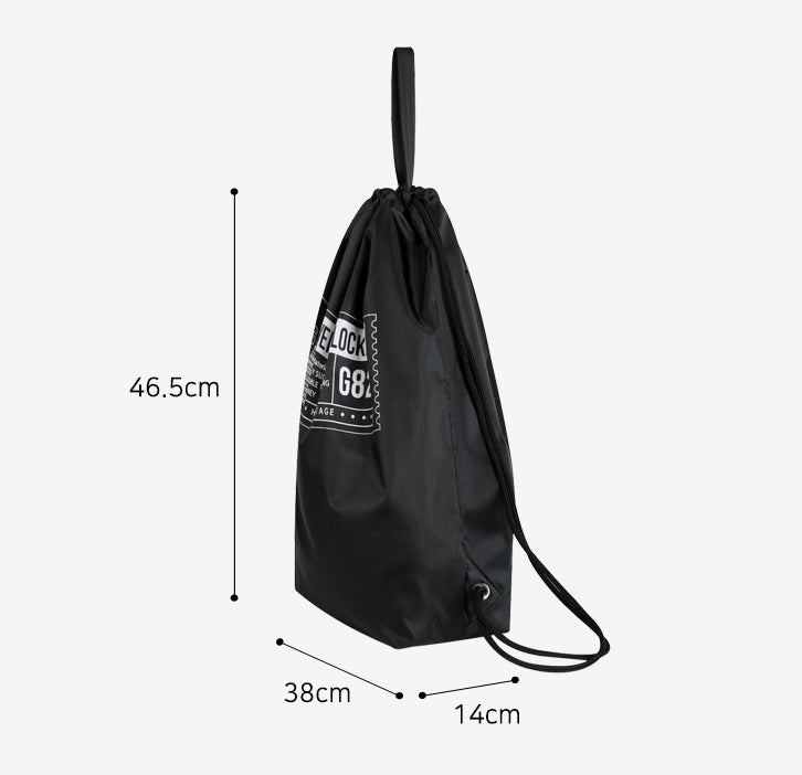 Black Shoes Bags School Purse Athletic Fitness Gym City Travel Storage