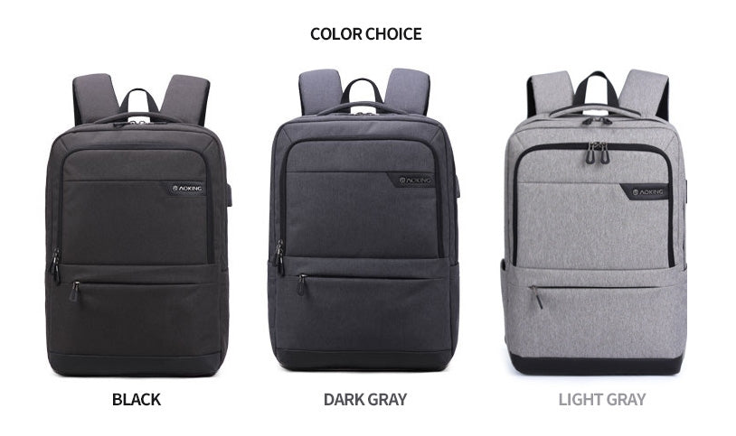USB Square Waterproof Laptop Backpacks Korean Casual Style Best Fashion