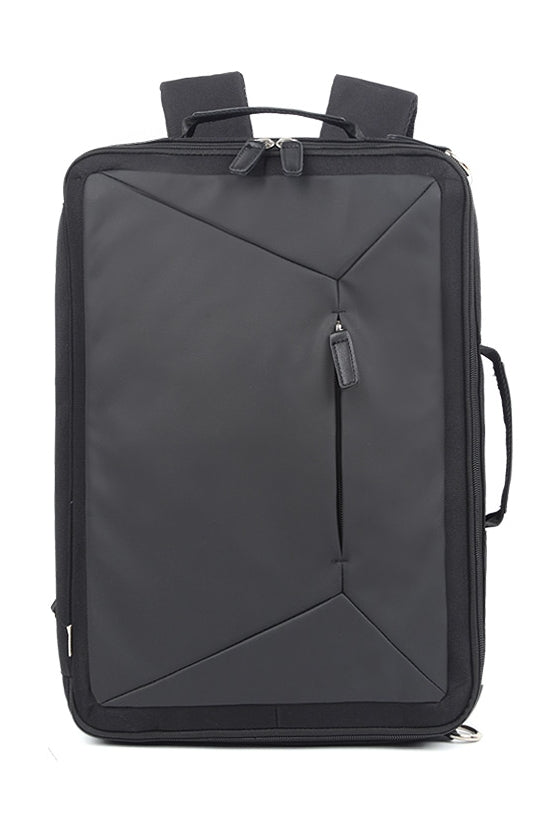 Black Multi 3-Way Business Briefcases Backpacks Shoulder Bags Sqaure