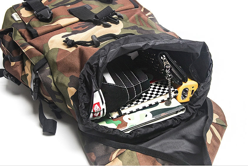 Camouflage Military Travel Backpacks Korean Mens Fashion