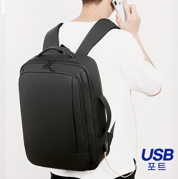 URB Black Backpack Square Multi Korean Best Fashion Mens Womens Bags – CALD