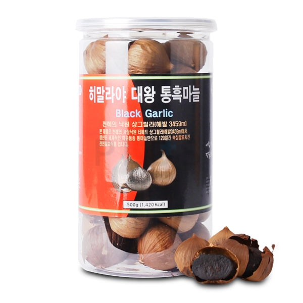 GOIDAMEUN Black Whole Garlic 500g Rare Varieties 120 Days Fermentation