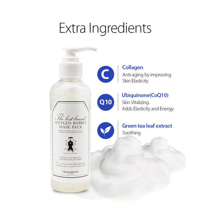 Graymelin Oxygen Bubble Mask Pack 6.76 fl.oz Skin cell Vitalization