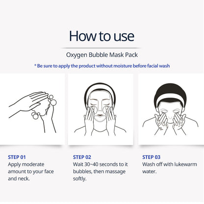 Graymelin Oxygen Bubble Mask Pack 6.76 fl.oz Skin cell Vitalization