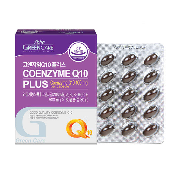 GREEN CARE Coenzyme Q10 Plus 500mg x 60capsule Health  Supplements
