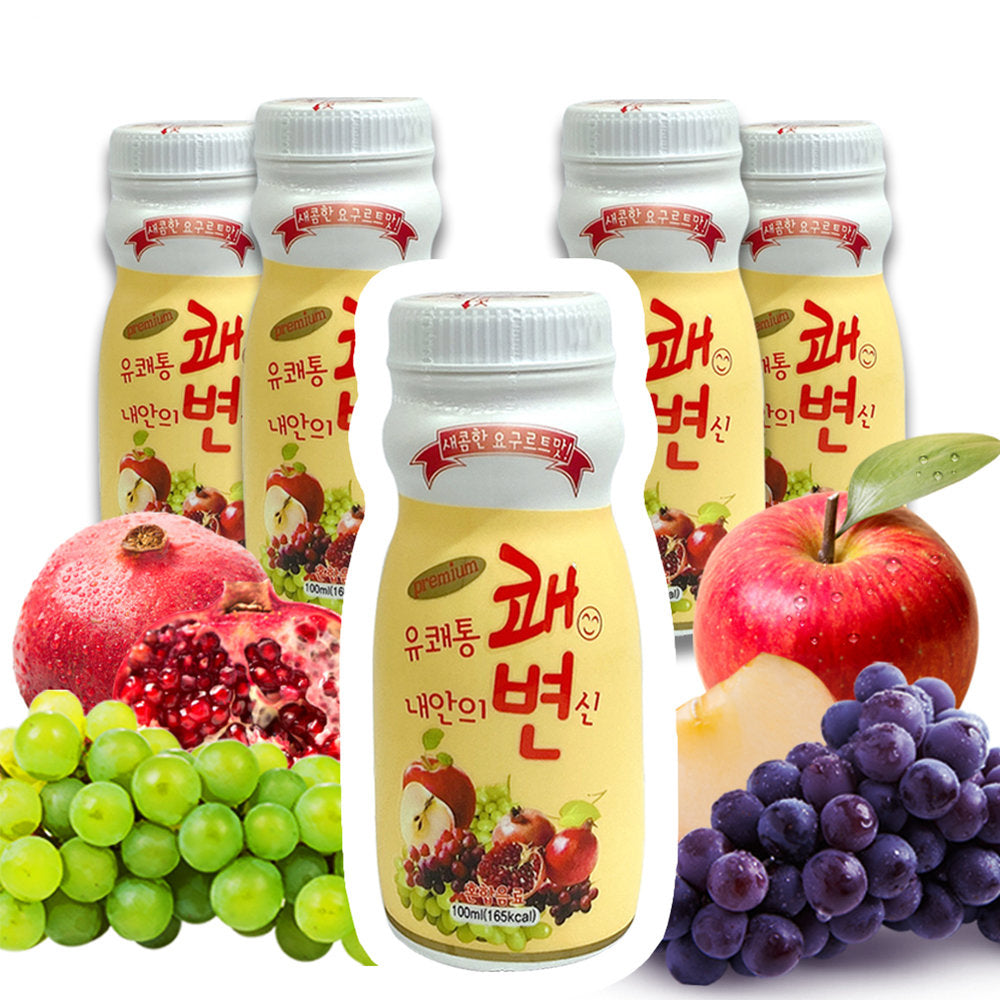 HANAMEDI Premium Pleasantly Refreshing 100ml x 5 bottles Constipation yogurt flavor bowel movements speeds up
