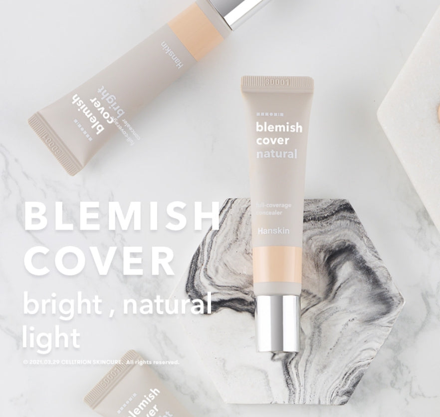 Hanskin Blemish Cover Bright Full Coverage Concealer Facial Makeup Base