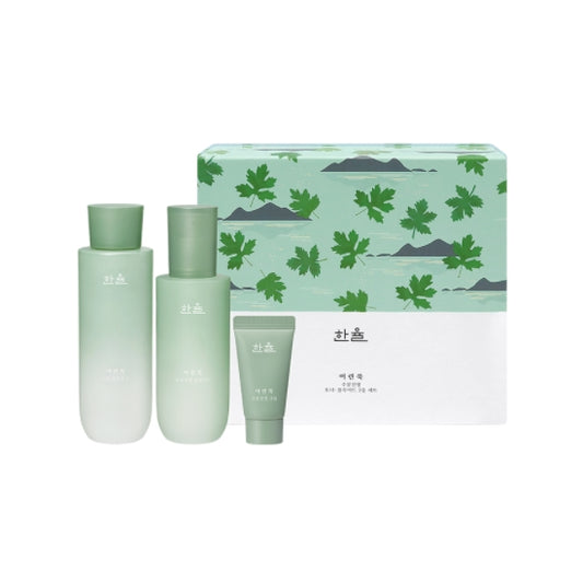 HANYUL Pure Artemisia Moisture Calming Skin care 2set Beauty Tools