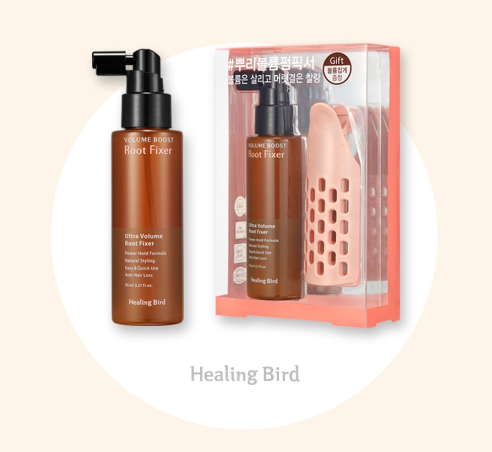 Healing Bird Ultra Volume Root Fixer Special Set Hair Styling Spray