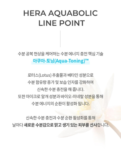 HERA Aquabolic Hydro-gel Cream 50ml Daily Beauty Skincare Moisturizing Cooling