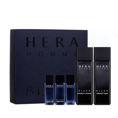 Hera Homme Black Perfect Set Mens Skin Cosmetics Moisture Hyaluronic