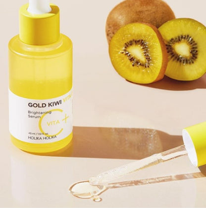 HOLIKA HOLIKA GOLD KIWI VITA C+ Brightening Serum 45ml Womens Skincare