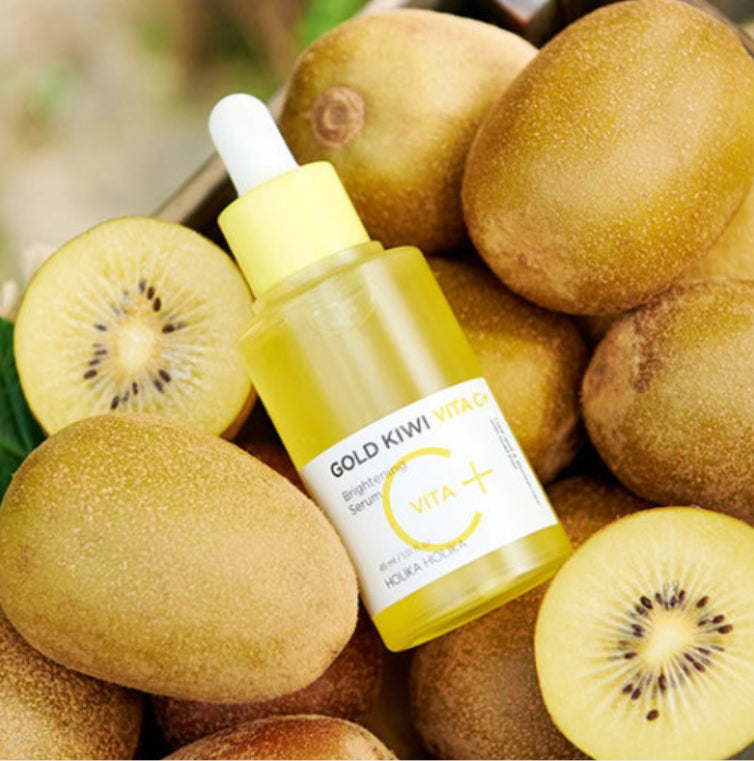 HOLIKA HOLIKA GOLD KIWI VITA C+ Brightening Serum 45ml Womens Skincare