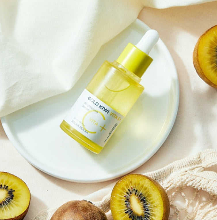 HOLIKA HOLIKA GOLD KIWI VITA C+ Brightening Serum 45ml Womens Skincare