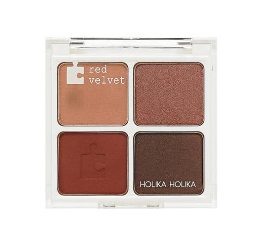 Holika Holika Piece Matching Shadow Palette #01 Red Velvet Eye Makeup