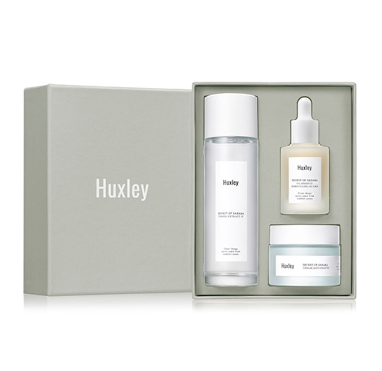 Huxley ANTIOXIDANT TRIO Korean Skincare Womens Cosmetics Gifts Set