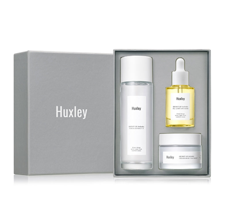 Huxley EXTRA MOISTURE TRIO Korean Skincare Womens Cosmetics Gifts Set