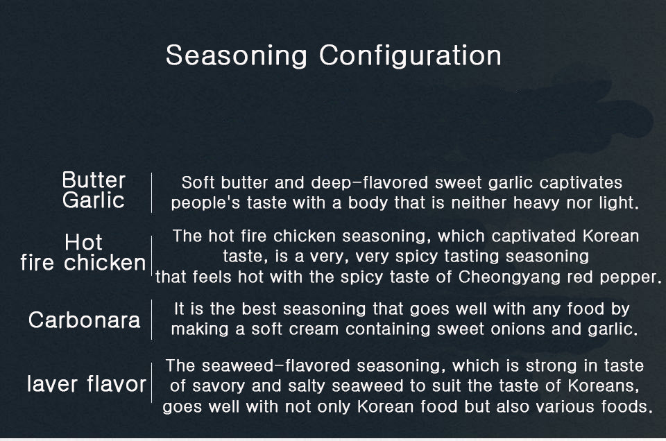 ImSauce Made in Korea Seasoning 4 Gift Sets Camping foods BBQ Cooking
