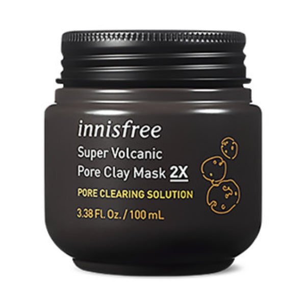 INNISFREE Super Volcanic Pore Clay Mask 2X 100ml Skin care Cosmetics