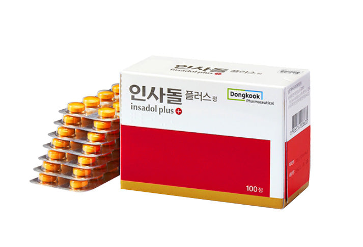 Dongkook Insadol Plus 100 Tablets Oral Dental Tooth Teeth Pain Periodontitis After Periodontal Treatment