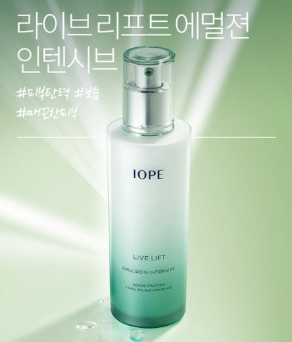 IOPE Live Lift Emulsion Intensive 130ml Oil Moisture Balance Wrinkles