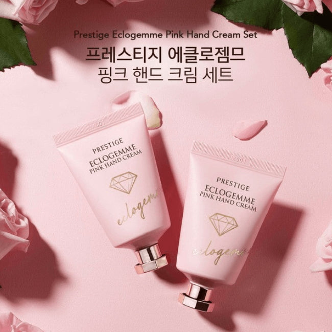 It's Skin Prestige Eclogemme Pink Hand Cream Set Rose Scent Hand Care