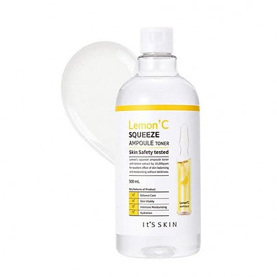 It's Skin Lemon'C Squeeze Ampoule Toner 500ml hyaluronic acid moisture