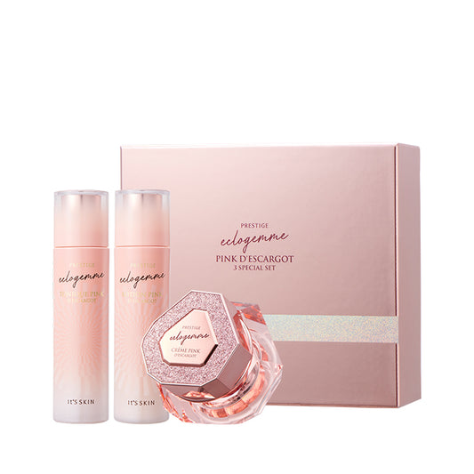 ITS SKIN Prestige Eclogemme Pink Descargot 3 Special Sets Skincare