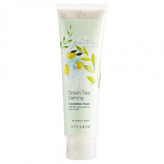 It's Skin Green Tea Calmaig Cleansing Foam 150ml soothing moisturizing