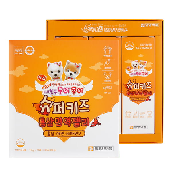 Iyang My friend Mong-I and Kong-I Super Kids Red Ginseng Immune Jelly