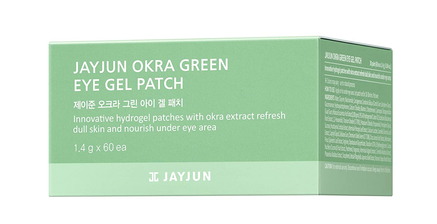 JAYJUN Okra Green Eye Gel Patch 60p hydrogel moisturizing Skin care