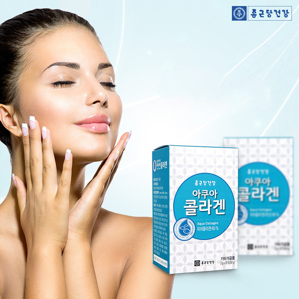 Jong Geun Dang Korea Aqua Collagen 120g Fish Health Foods Supplements