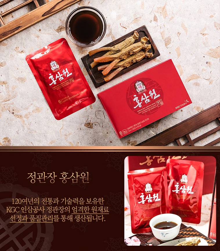Korean Red Ginseng Hongsamone 50ml x 60 Packages Health Care Food