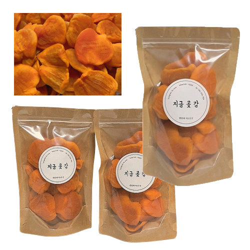 Jigeum Jirisan Sancheong Premium 100% Natural Dried Fruits Persimmon Sweet Chew Desserts Made in Korean Traditional Gammalin Soft Snacks Foods Vitamin A C