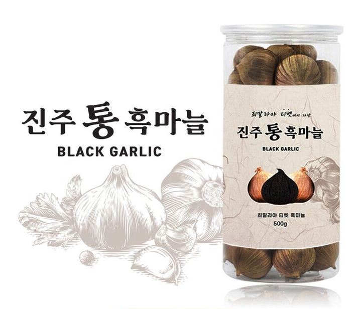 Himalayas 100% Black Whole Peral Garlic 500g Korean Health Organic Gourmet Food Fatigue Blood Circulation
