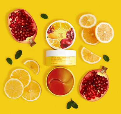 JAYJUN Pom Lemon Duo Eye Gel Patch 60pcs Pomegranate Eye Wrinkles Care