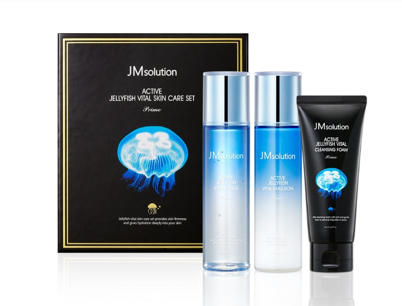 JM SOLUTION ACTIVE JELLYFISH VITAL SKIN CARE SET PRIME Korean Cosmetic