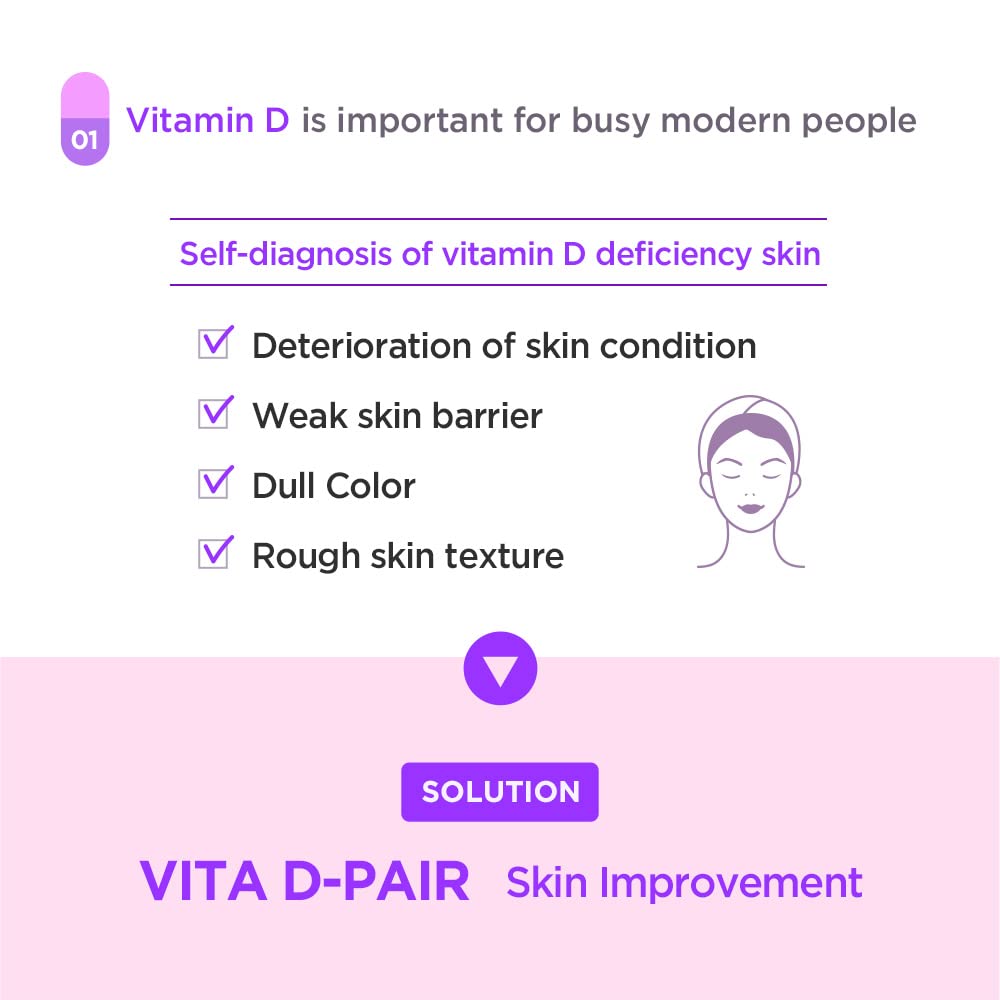 JMsolution Vita D Pair Masks 10 Sheets Korean Facial Skincare Plant extract Collagen defence-Hydrating Deep Moisture Barrier Care
