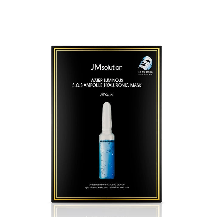 JM SOLUTION WATER LUMINOUS SOS AMPOULE HYALURONIC MASK 10EA Korean