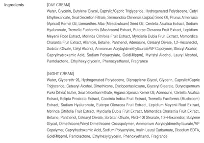 JNN-II Jnn 2 24k Gold Expert Care Set Anti Wrinkles Skin Elasticity Nourishing Moisture