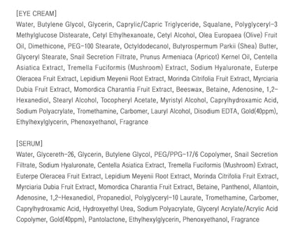 JNN-II Jnn 2 24k Gold Expert Care Set Anti Wrinkles Skin Elasticity Nourishing Moisture