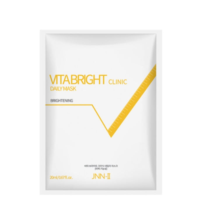 JNN-II JNN2 Vita Bright  Skincare Daily Mask Brightening Skin Tone Freckles Whitening