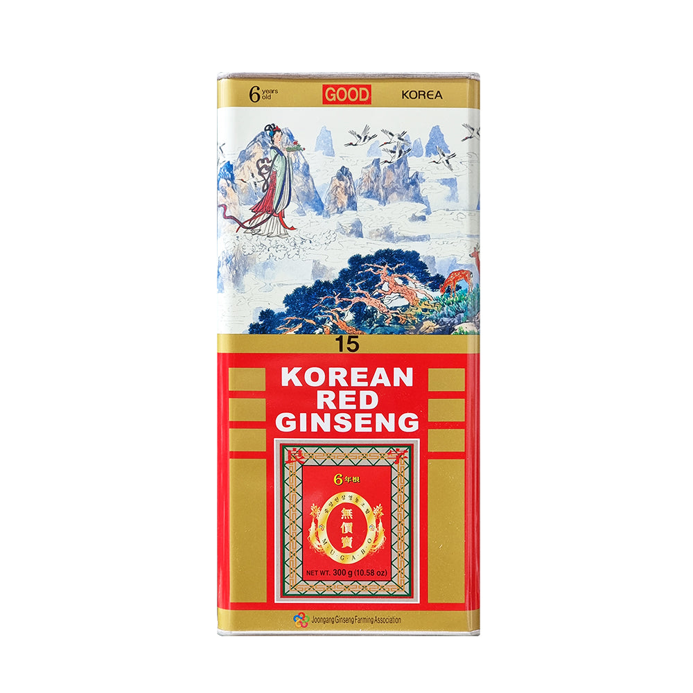 6 Year Korean Red Ginseng Roots 10 Pcs 300g Special Heaven Grade Panax