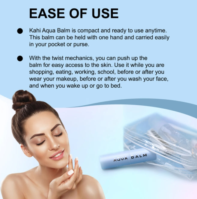 KAHI Aqua Balm Sunscreen Sunstick Moisture Skin Care Glow Wrinkles