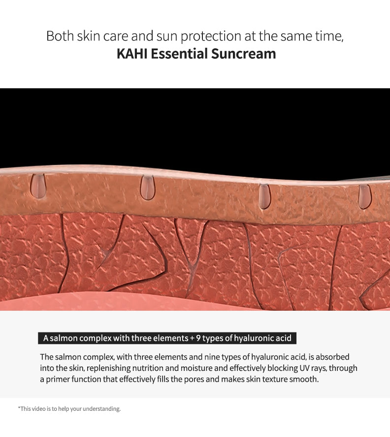 KAHI Wrinkle Bounce Essential Suncream Moist Sunscreens Skin Barrier