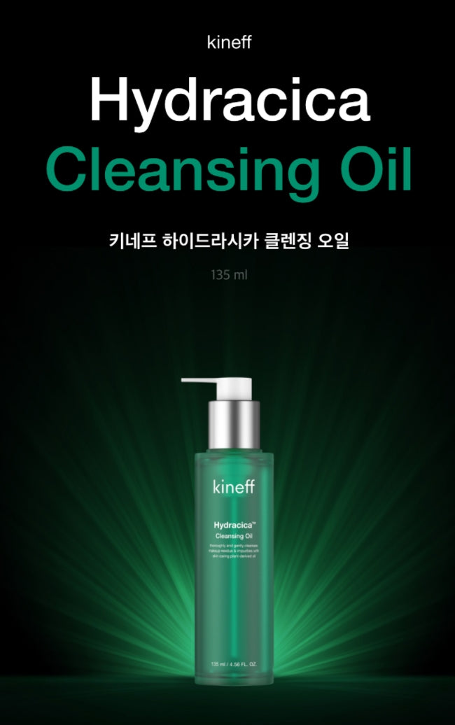 Kineff Hydracica Cleansing Oil 135ml Skincare Makeup Remover Moisture Face Clean Cosmetics